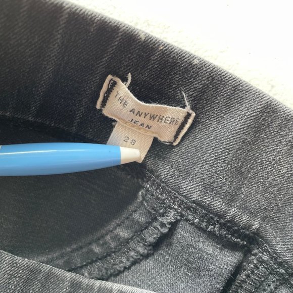 Madewell Black Pull-On Stretch Skinny Ankle The Anywhere Jean Women's Size 28 - Picture 8 of 9